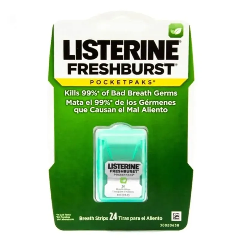 Listerine Freshburst PocketPaks 24 Yaprak