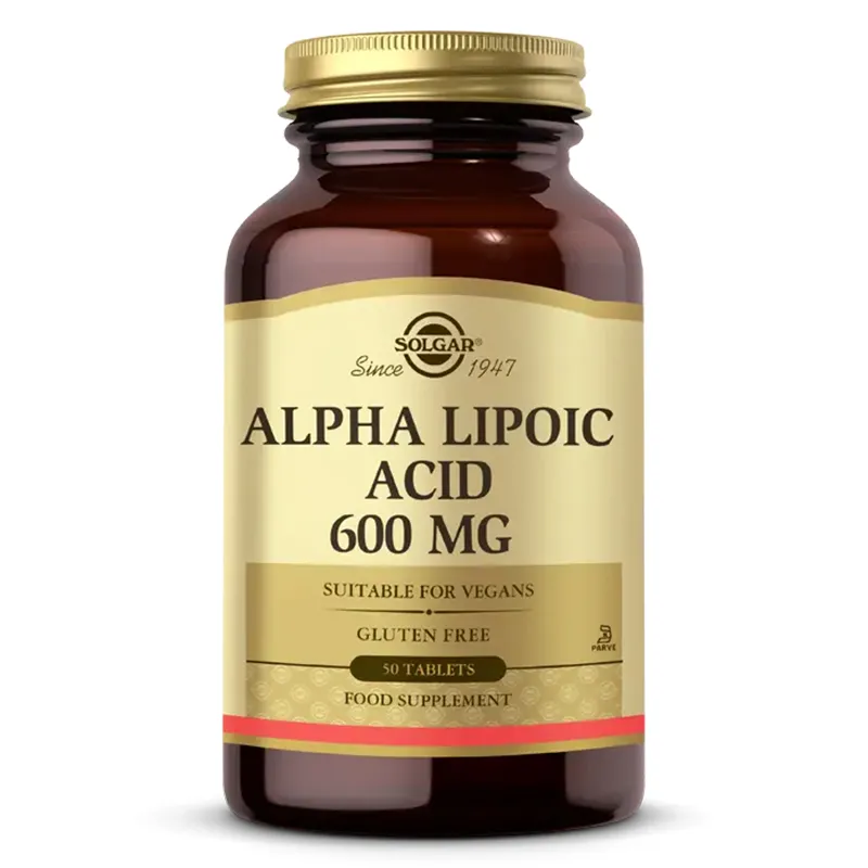 Solgar Alfa Lipoik Asit 600 Mg Takviye Edici Gıda 50 Tablet