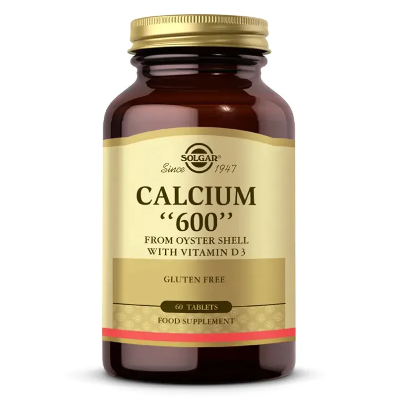 Solgar Calcium 600 - Oyster Shell - Takviye Edici Gıda 60 Tablet