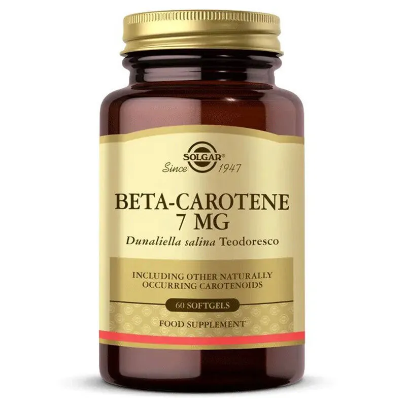 Solgar Beta Carotene 7 mg 60 Yumuşak Jelatin Kapsül