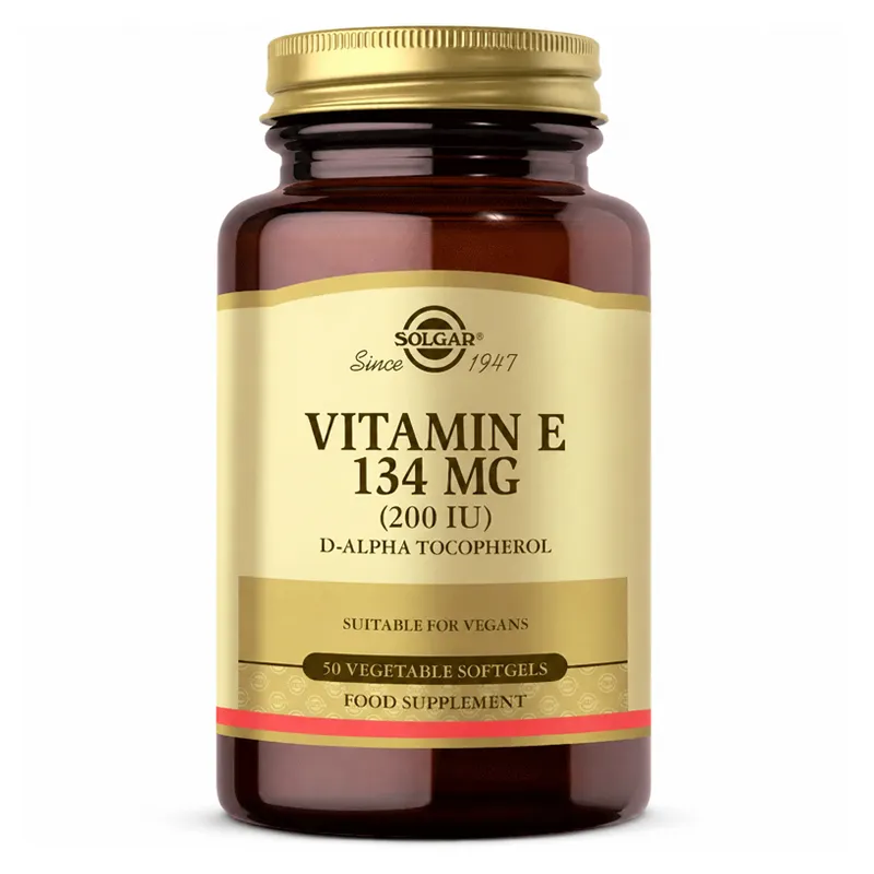 Solgar Vitamin E 200 IU Takviye Edici Gıda 50 Yumuşak Kapsül