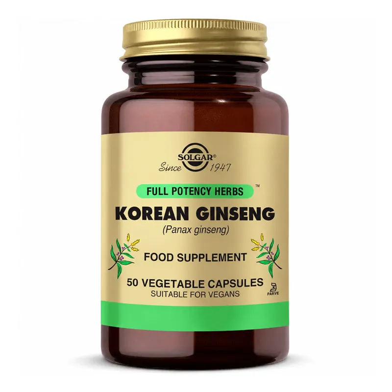 Solgar Korean Ginseng Takviye Edici Gıda 50 Kapsül