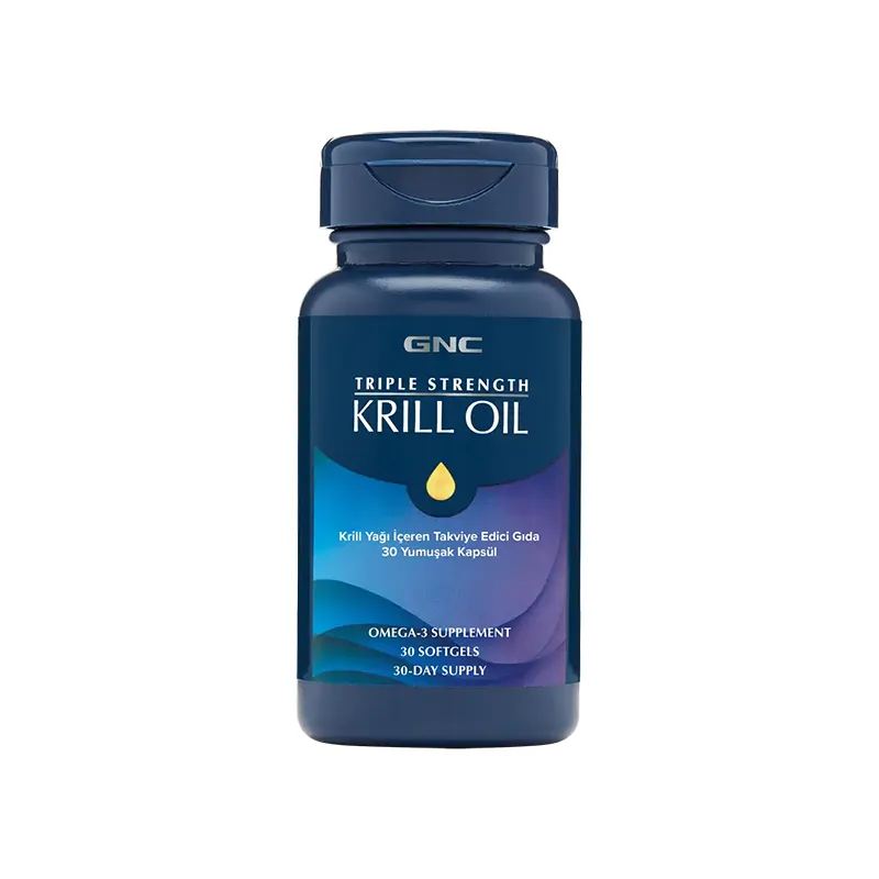 GNC Triple Strenght Krill Oil 30 Yumuşak Kapsül