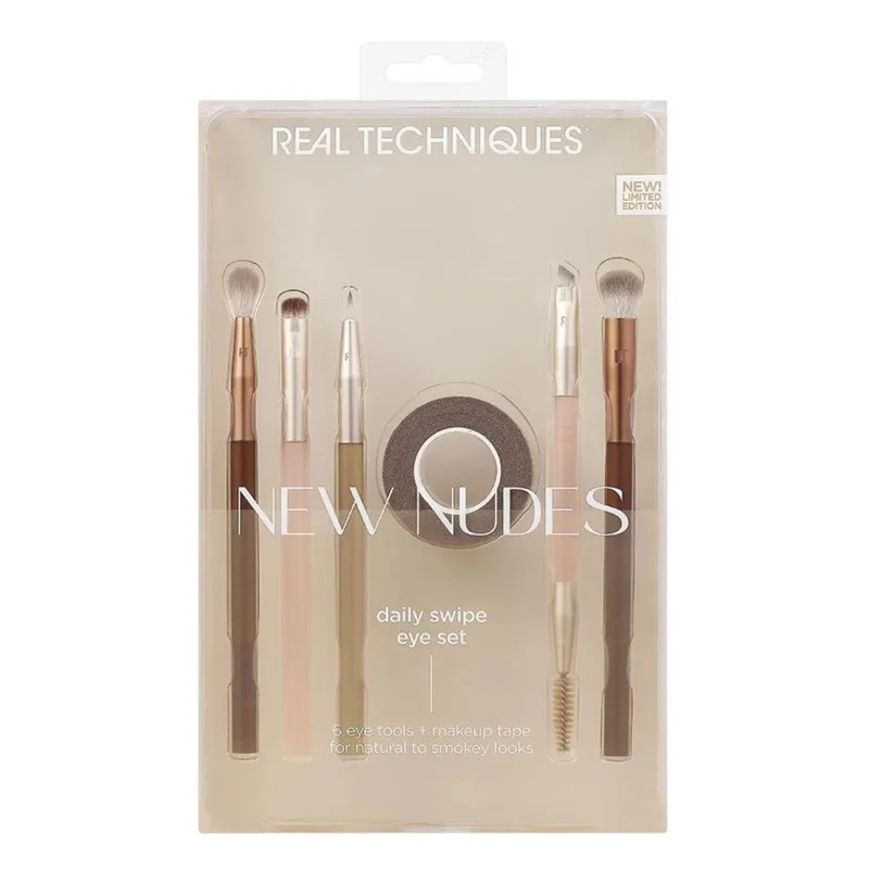 Real Techniques RT-9960 New Nude Limited Edition Günlük Göz Makyaj Fırça Seti