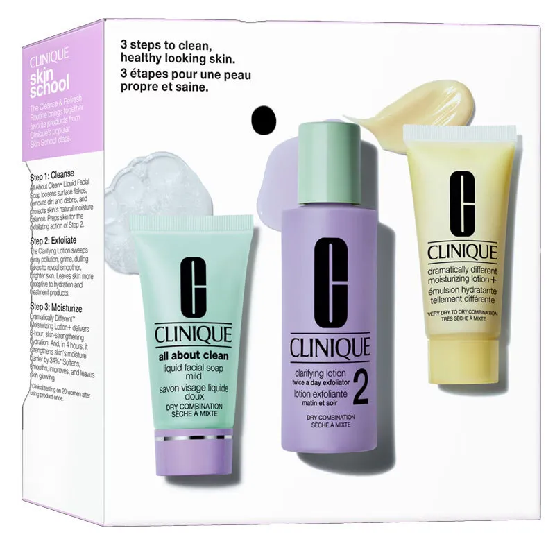 Clinique 3 Adımlı Cilt Bakım Seti - Cilt Tipi 2
