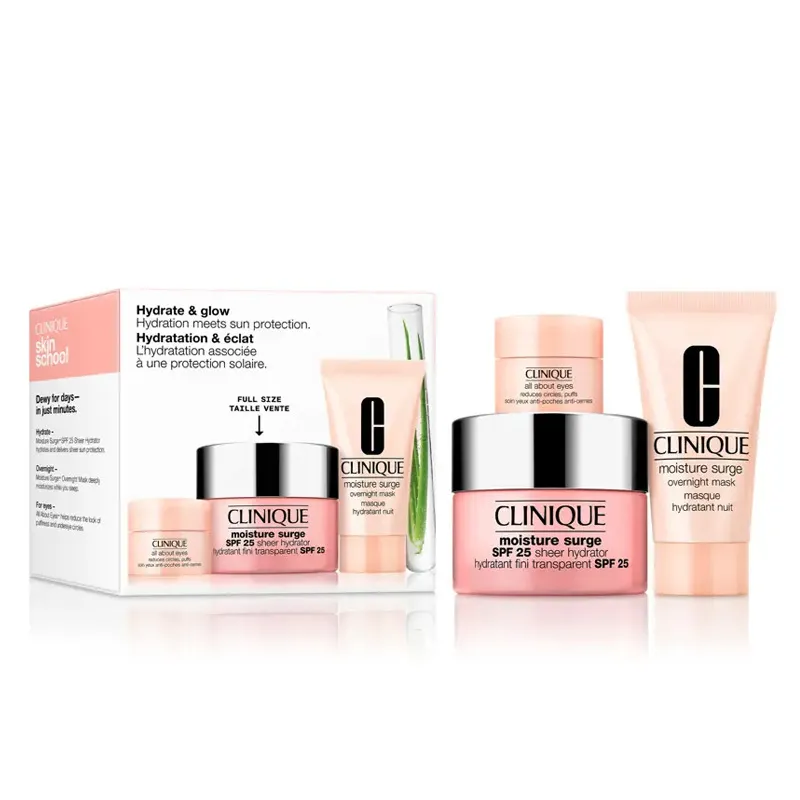 Clinique Hydrate Glow Hydration Meets Sun Protection Set