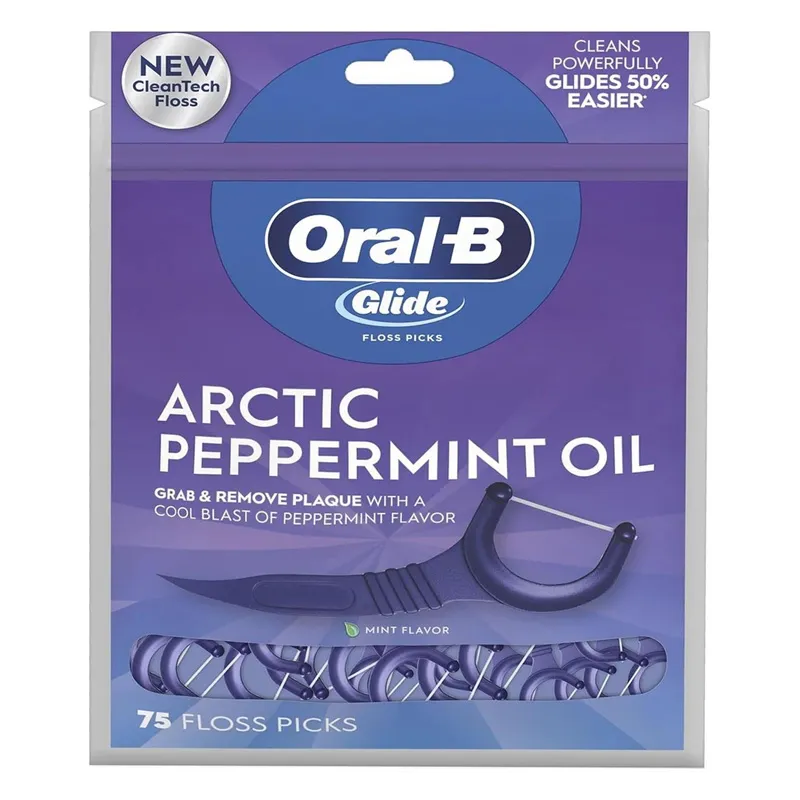 Oral-B Glide Arctic Peppermint O Çatal Diş İpi Kürdanlı 75 Adet