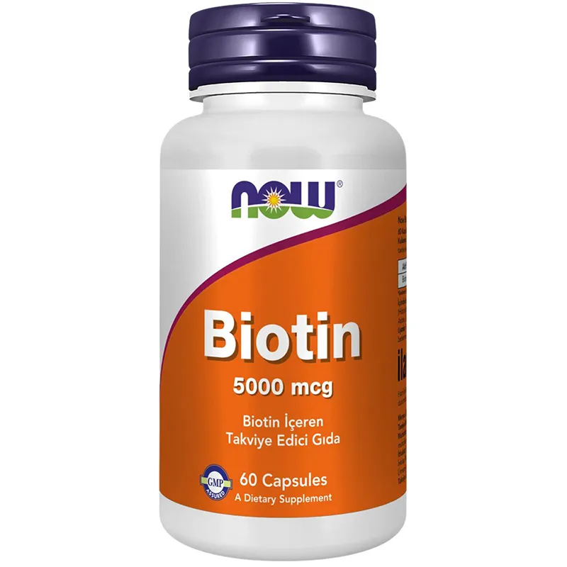 Now Biotin İçeren Takviye Edici Gıda 60 Kapsül