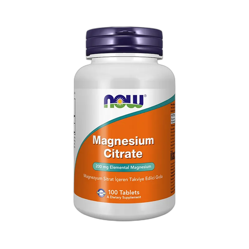 Now Magnesium Citrate 100 Tablet