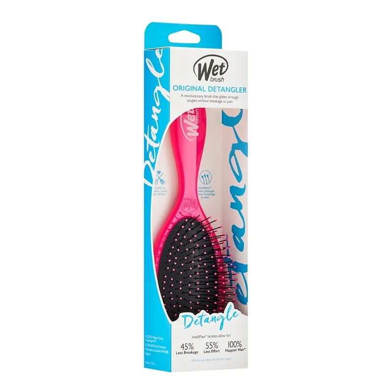 Wet Brush Original Detangler Dolaşık Açıcı Saç Fırçası Pembe