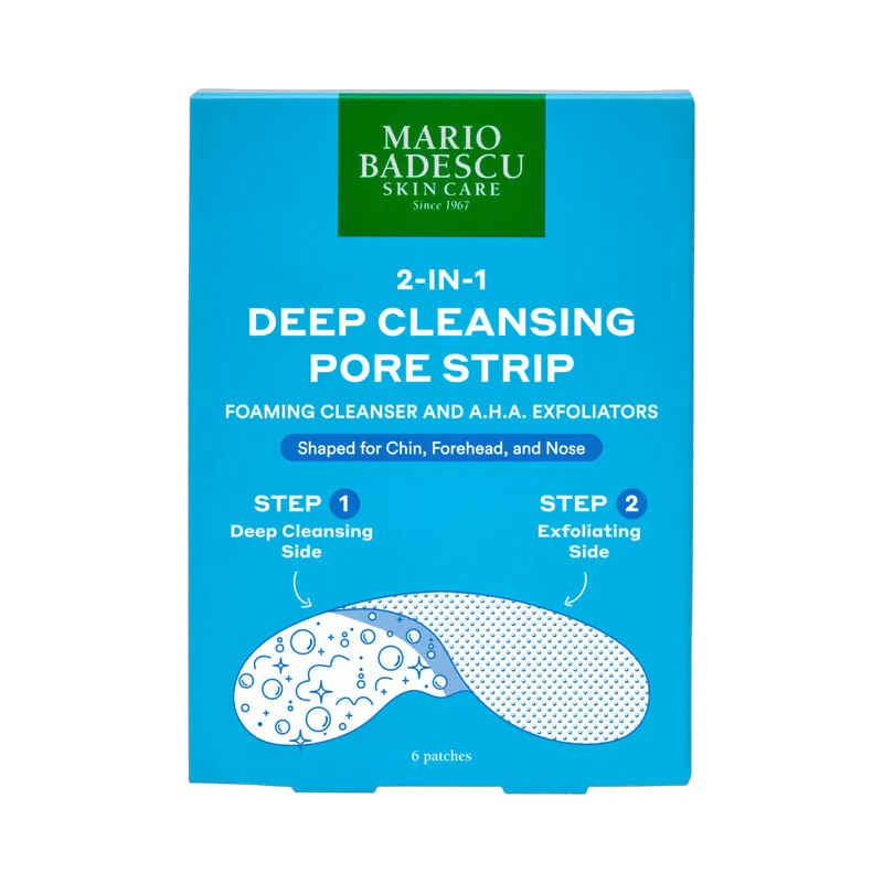 Mario Badescu 2-In-1 Deep Cleansing Pore Strips 6 Patches