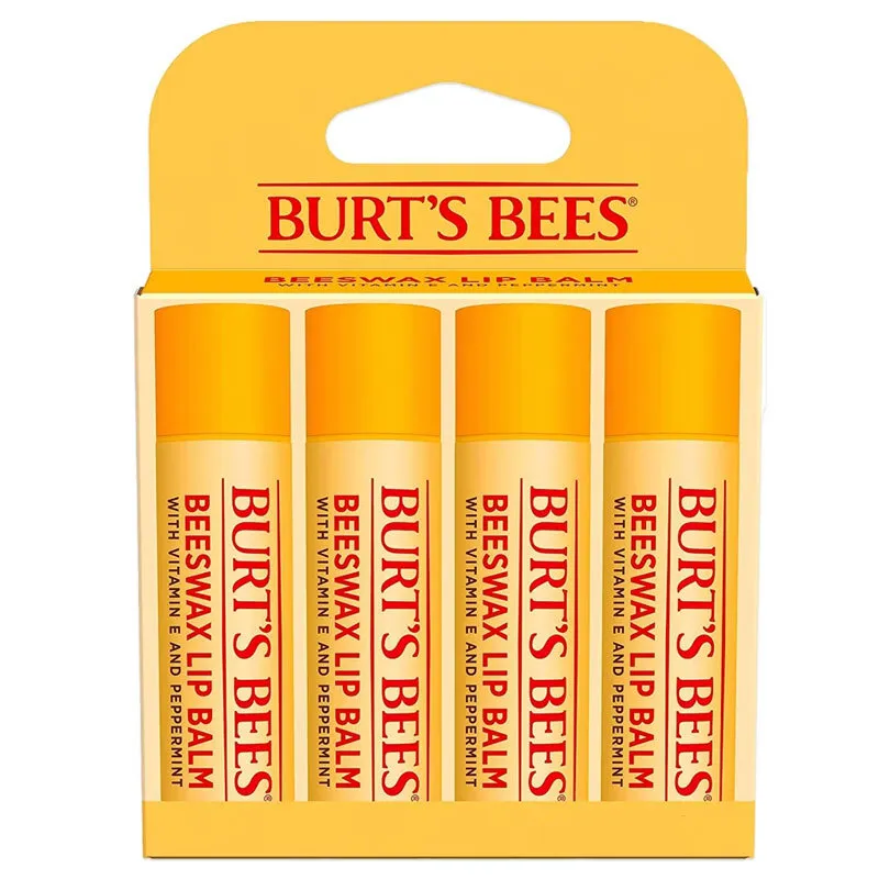 Burts Bees Beeswax Doğal Dudak Bakımı Nane Ferahlığı 4.25 gr - 4 ADET