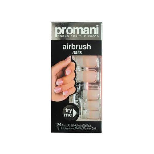 Promani French Takma Tırnak Kiti Büyük Boy Pembe