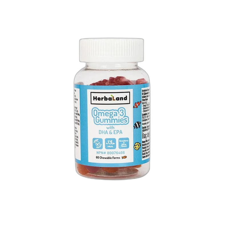 Herbaland Kids Omega 3 with DHA and EPA 60 Kapsül