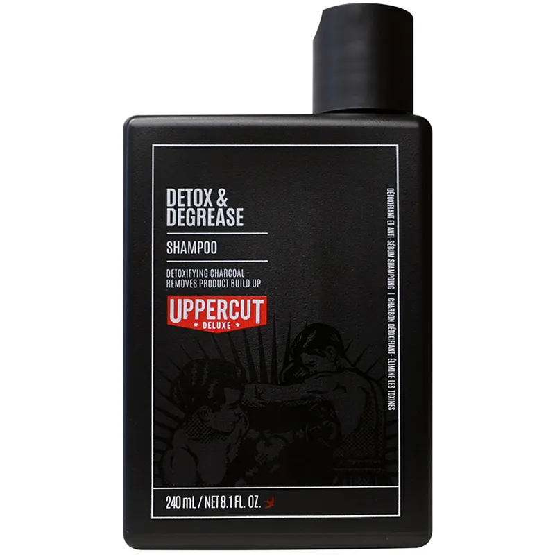 Uppercut Deluxe Detox - Degrease Shampoo Detoks etkili ve Yağlanma Karşıtı Şampuan 240 ml