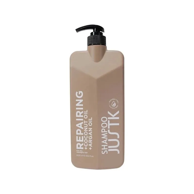 JUSTK Coconut Oil Argan Oil Reparing Shampoo 1000 ml