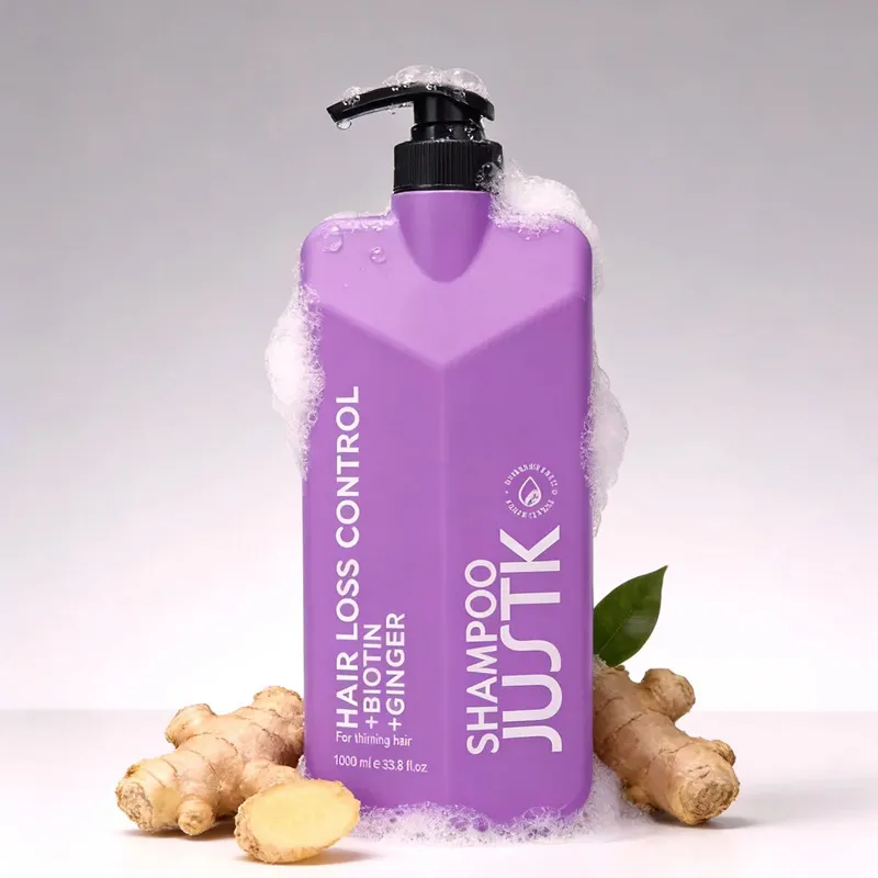 JUSTK Biotin Ginger Hair Loss Control Shampoo 1000 ml