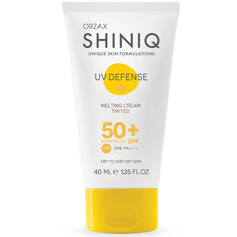 Shiniq UV Defense Kuru Ciltler için Renkli Güneş Koruyucu SPF 50+ 40 ml