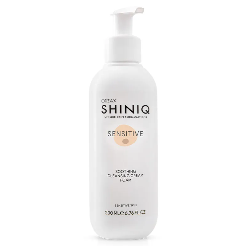 Shiniq Sensitive Hassas Ciltler için Temizleyici Krem Köpük 200 ml