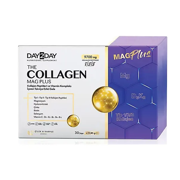 Day2Day The Collagen Mag Plus Takviye Edici Gıda 30 Şase