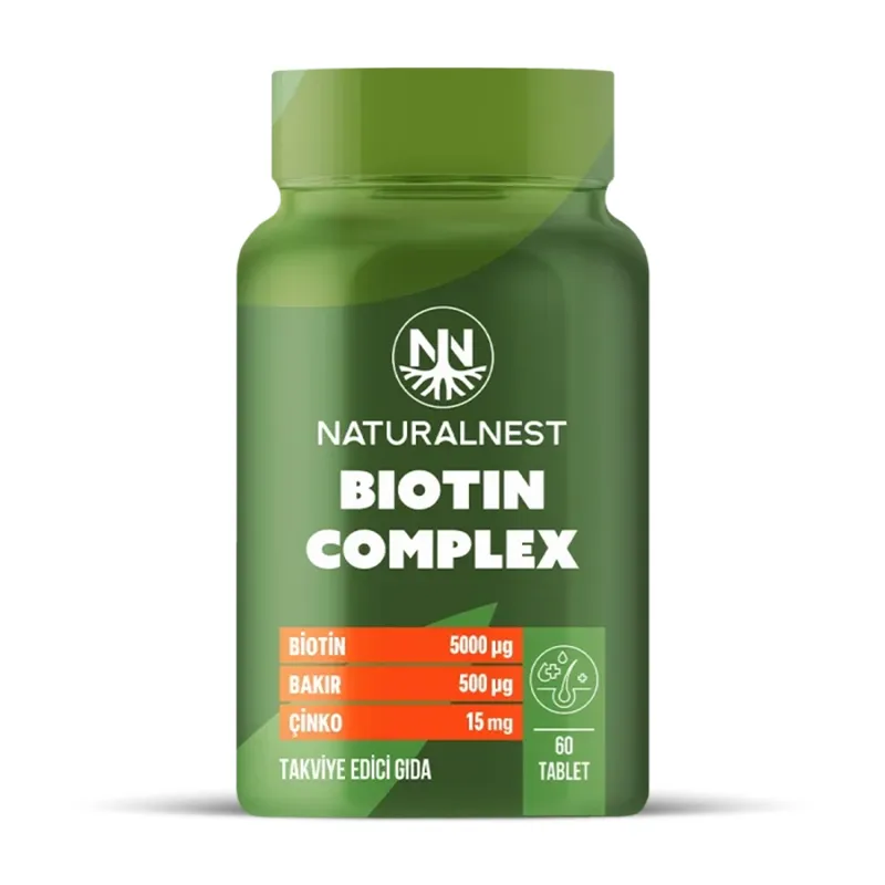 Naturalnest Biotin Complex Takviye Edici Gıda 60 Tablet