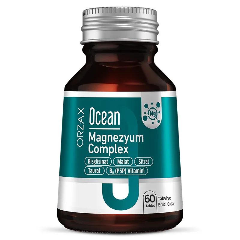 Orzax Ocean Magnezyum Complex Takviye Edici Gıda 60 Tablet