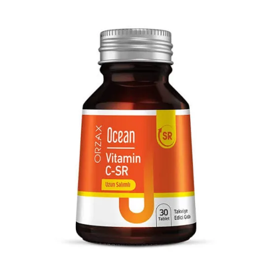 Orzax Ocean Vitamin C-SR Takviye Edici Gıda 30 Tablet