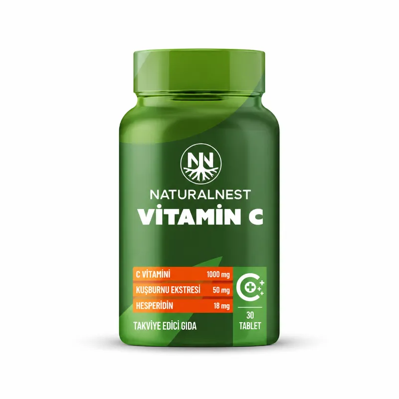 Naturalnest Vitamin C Takviye Edici Gıda 30 Tablet
