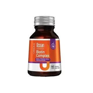 Orzax Ocean Biotin Complex Takviye Edici Gıda 60 Tablet