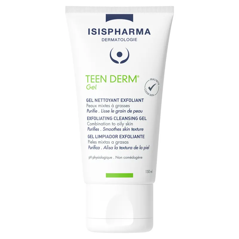 Isıs Pharma Teen Derm Gel Nettoyant Exfoliant 150 ml