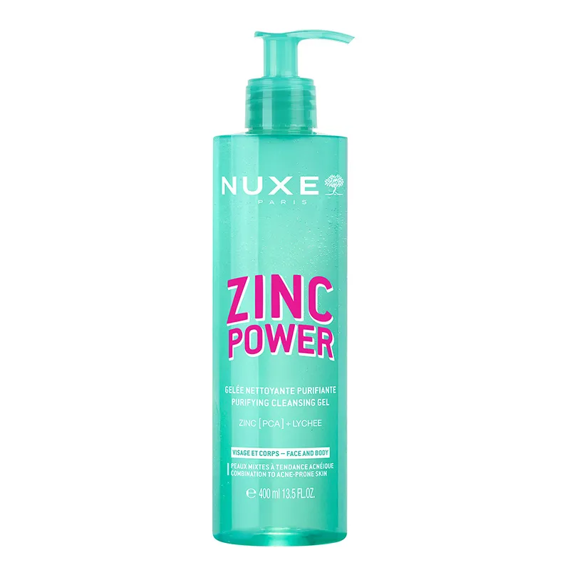 Nuxe Zinc Power Purifying Cleansing Gel 400 ml
