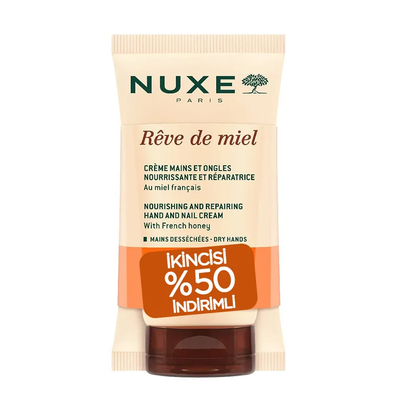 Nuxe Reve De Miel Creme Mains Et Ongles 2x50ml | 2. %50 İndirimli