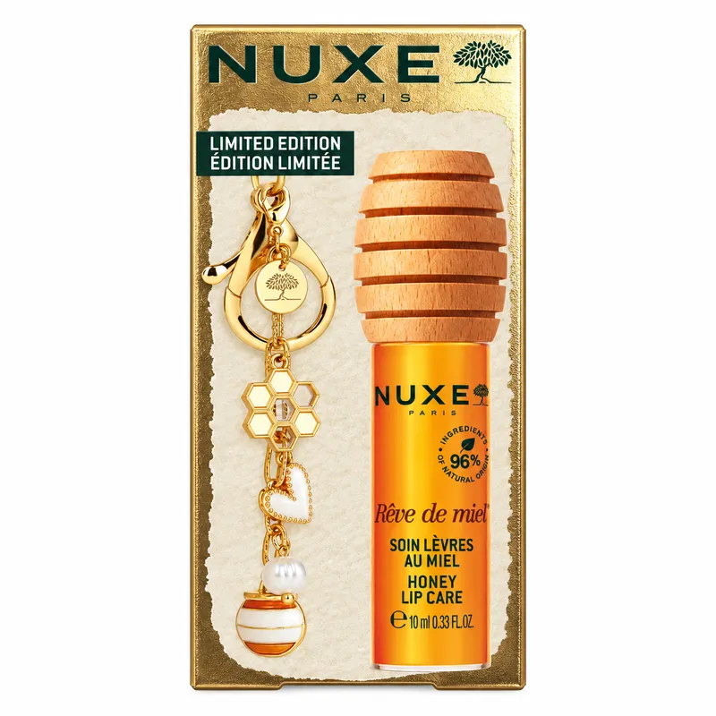 Nuxe Reve de Miel Besleyici Dudak Balı 10 ML – Charm Aksesuarlı