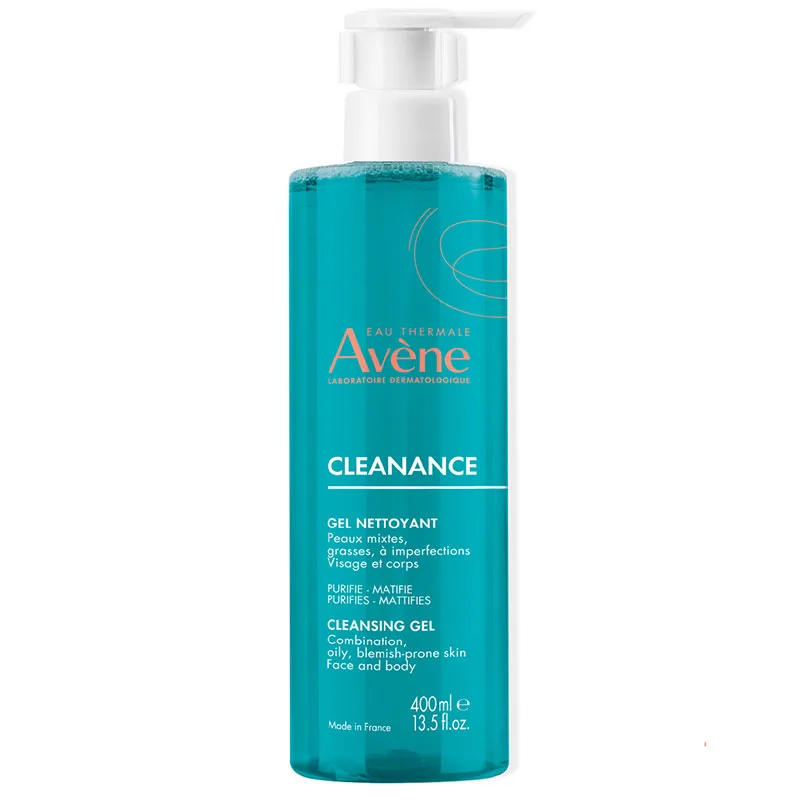 Avene Cleanance Yağlı ve Akneye Eğilimli Ciltler için Matlaştırıcı Yüz Temizleme Jeli 400 ml