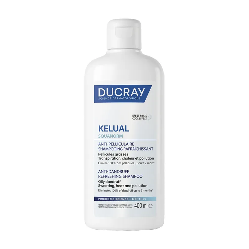 Ducray Kelual Squanorm Kepek Karşıtı ve Ferahlatıcı Şampuan 400 ml