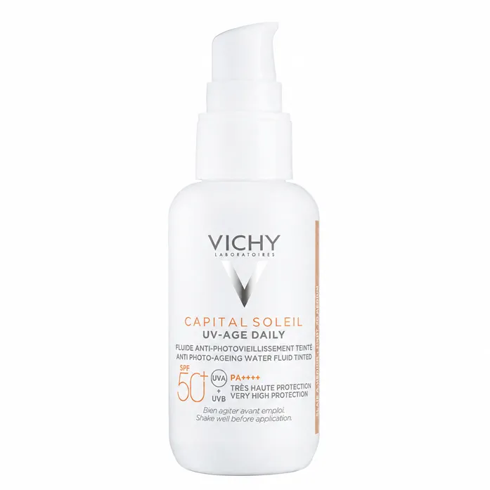 Vichy Capital Soleil UV Yaşlanma Karşıtı Güneş Kremi SPF 50 40 ml - Renkli