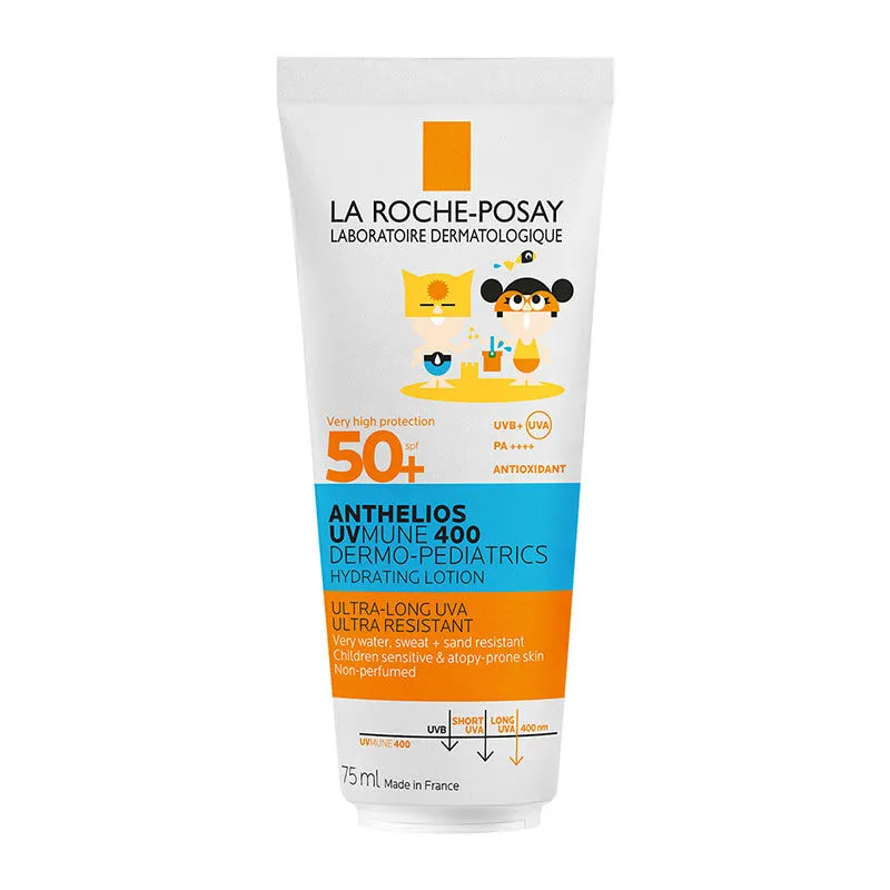 La Roche Posay Anthelios Dermo Pediatrics UVmune400 SPF50+ Hassas Ciltler ve Çocuklar İçin Güneş Koruyucu Vücut Sütü 75 ml