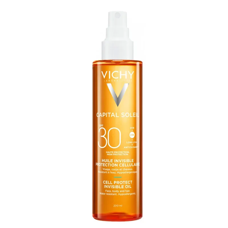 Vichy Capital Soleil Spf30+ Güneş Koruyucu Yağ 200 ml