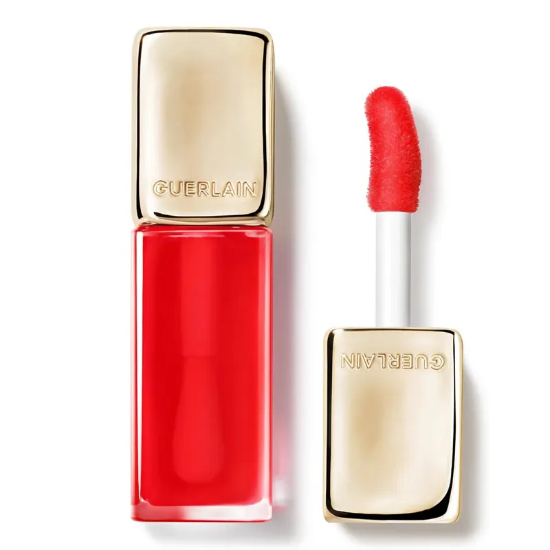 Guerlain KissKiss Bee Glow Oil Likit Ruj - Poppy