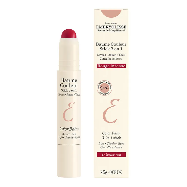 Embryolisse Color Balm 3'ü 1 Arada Stick Dudak Balsamı - Intense Red 2.5 gr