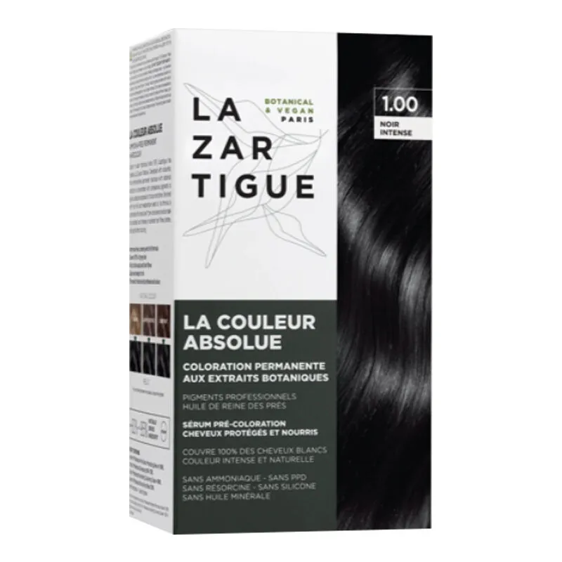 Lazartigue Saç Boyası 1.00 Siyah