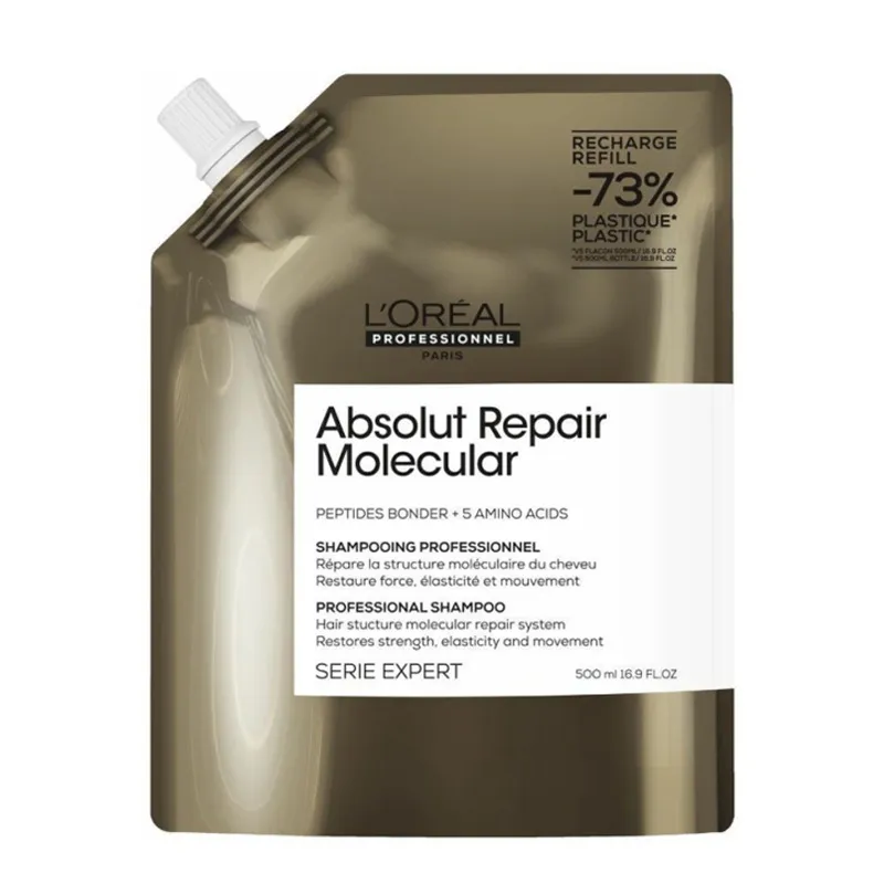 Loreal Professionnel Absolut Repair Molecular Yıpranmış Saçlar İçin Şampuan 500 ml Refill