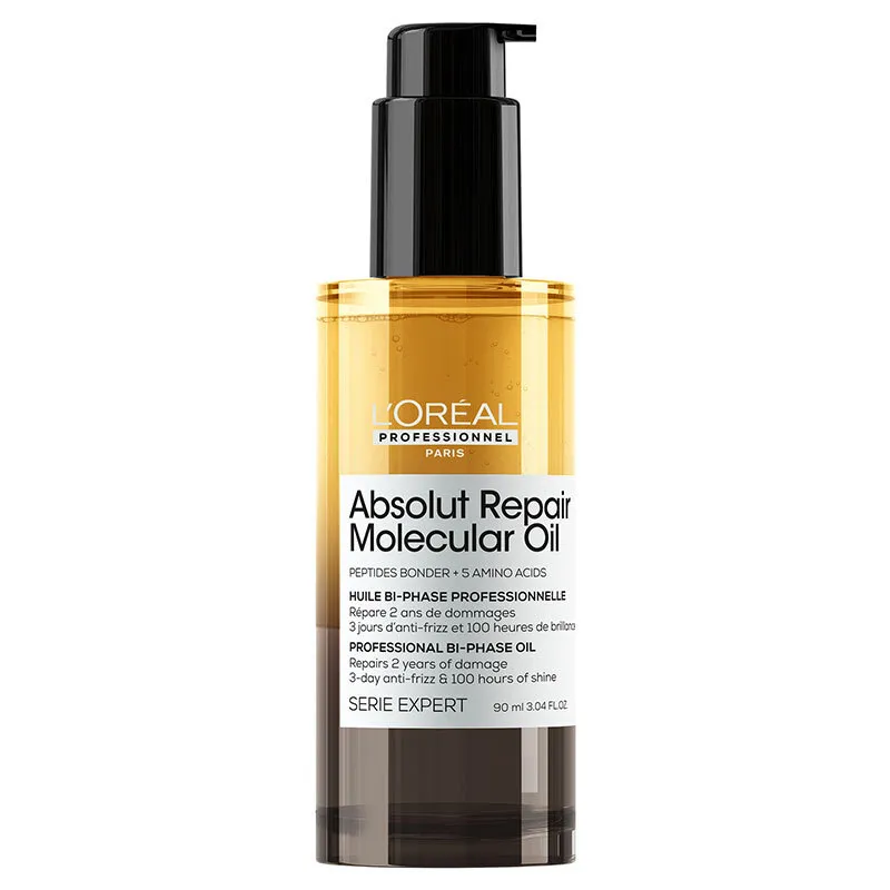 LOreal Professionnel Absolut Repair Molecular Çift Fazlı Profesyonel Bakım Yağı 90 ml