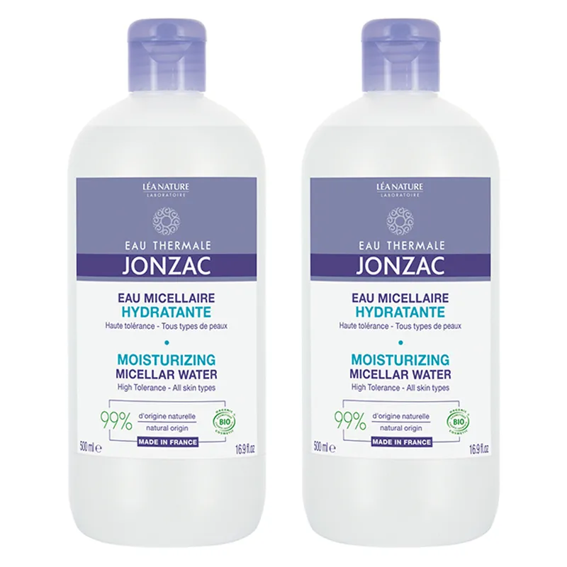 Eau Thermale Jonzac Rehdrate Nemlendirici ve Temizleyici Organik Misel Su 2x500ml