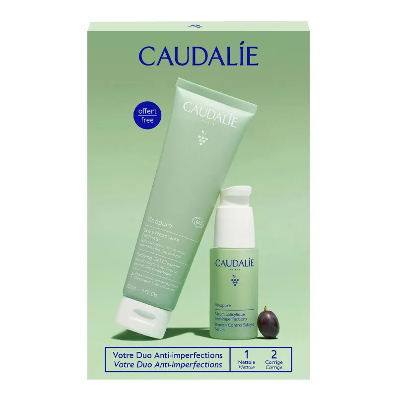 Caudalie Vinopure Düzensiz Ciltler İçin Kit