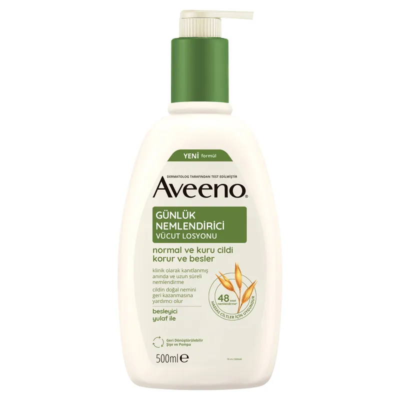 Aveeno Günlük Nemlendirici Vücut Losyonu 500 ml