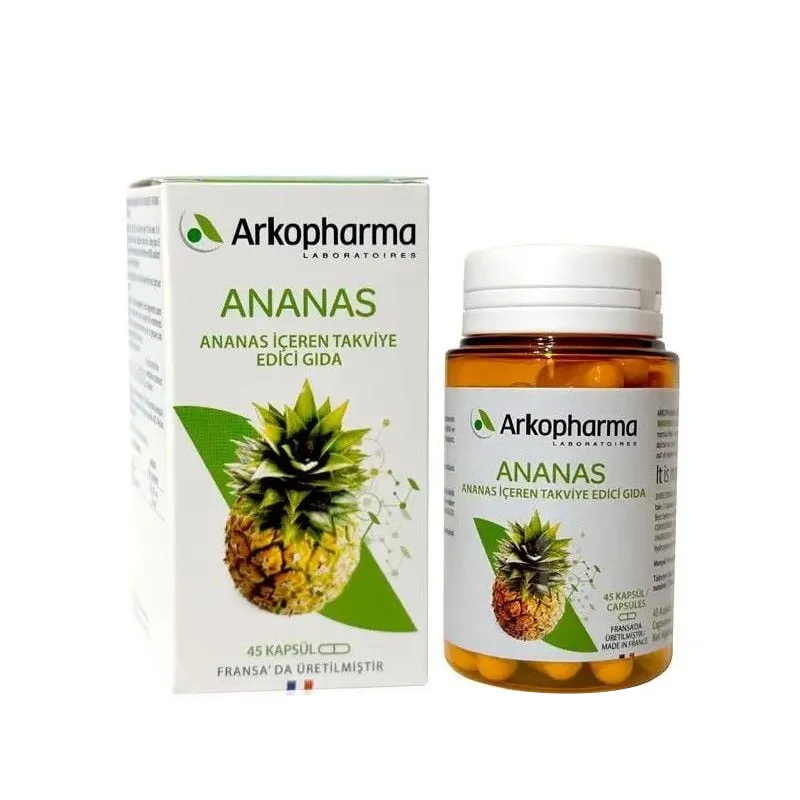 Arkopharma Ananas İçeren Takviye Edici Gıda 45 Kapsül