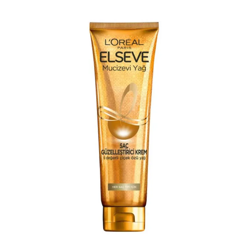 Elseve Mucizevi Yağ Saç Güzelleştirici Krem 150 ml