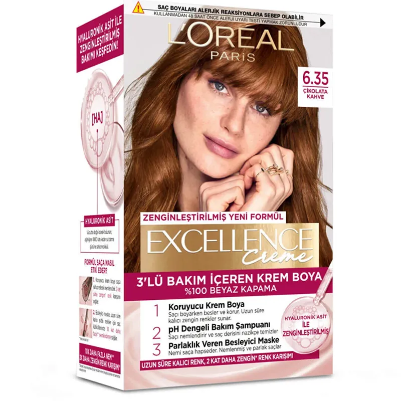 Loreal Paris Excellence Creme Çikolata Kahve 6.35 Saç Boyası