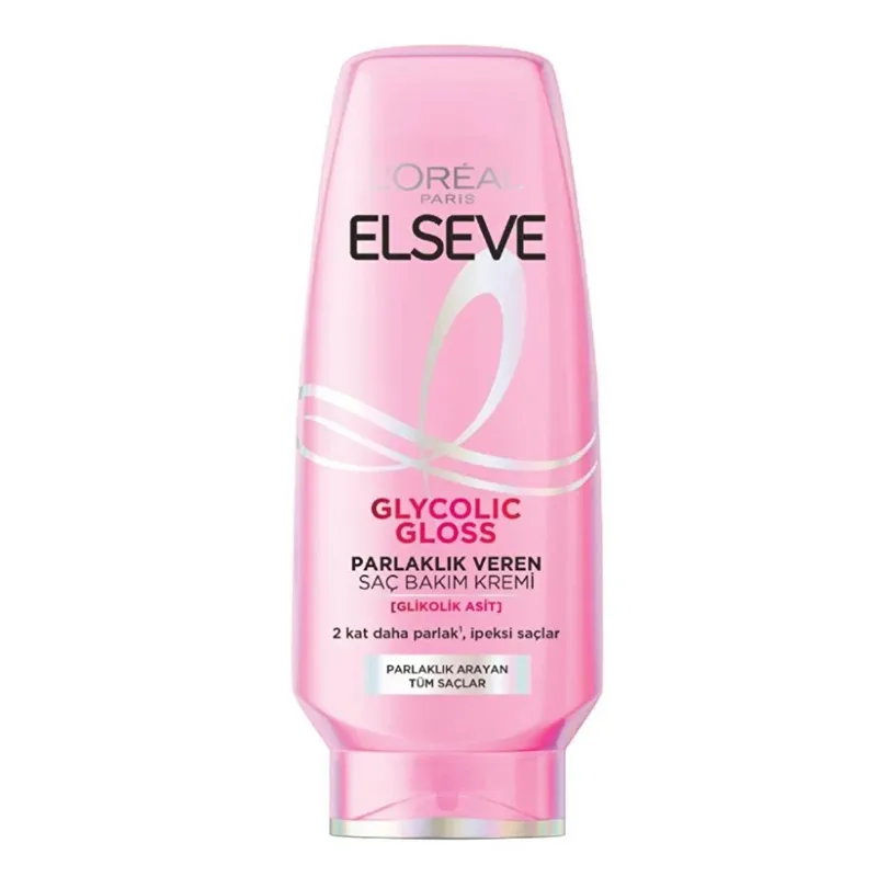 Elseve Glycolic Gloss Parlaklık Veren Saç Bakım Kremi 250 ml